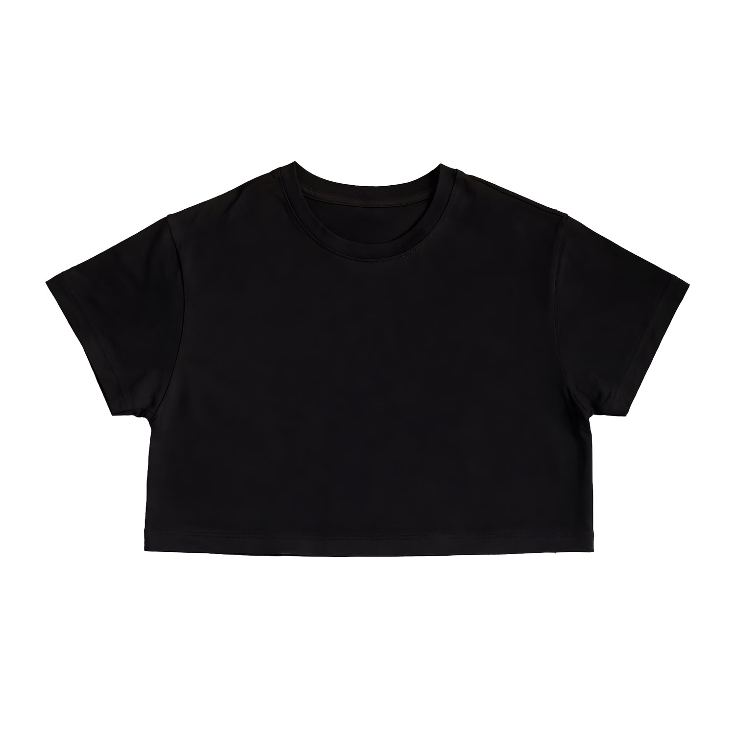 Headwear Siyah Oversize Kadın Crop Top